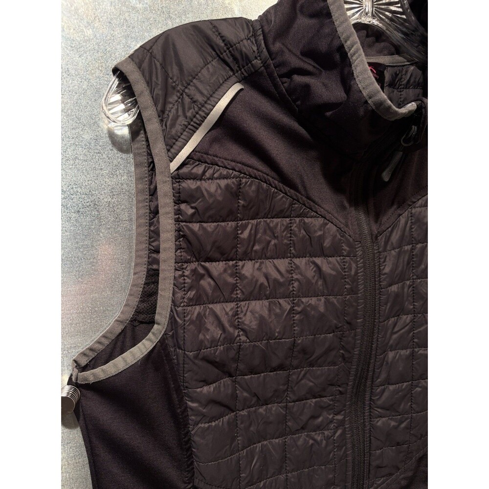 Running Windbreaker Vest Little Donkey Andy Hybrid  Womens L Black Insulated